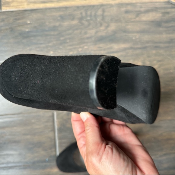 Jeffrey Campbell Sz 8 sky high black suede pumps - Picture 4 of 8